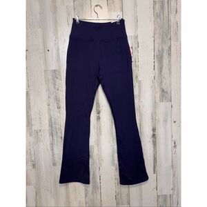 Level Up Active Fleece Lined Yoga Pants Women’s Small Purple Bootcut Athletic Le